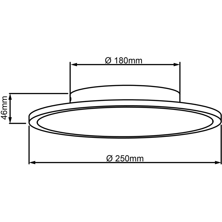 Brilliant - LED Plafonjera BUFFI LED/13W/230V pr. 25 cm 2700K
