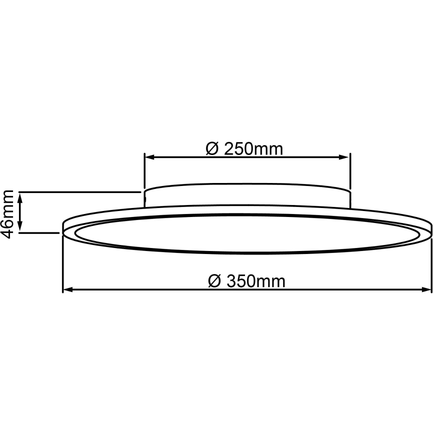 Brilliant - LED Plafonjera BUFFI LED/24W/230V pr. 35 cm 4000K