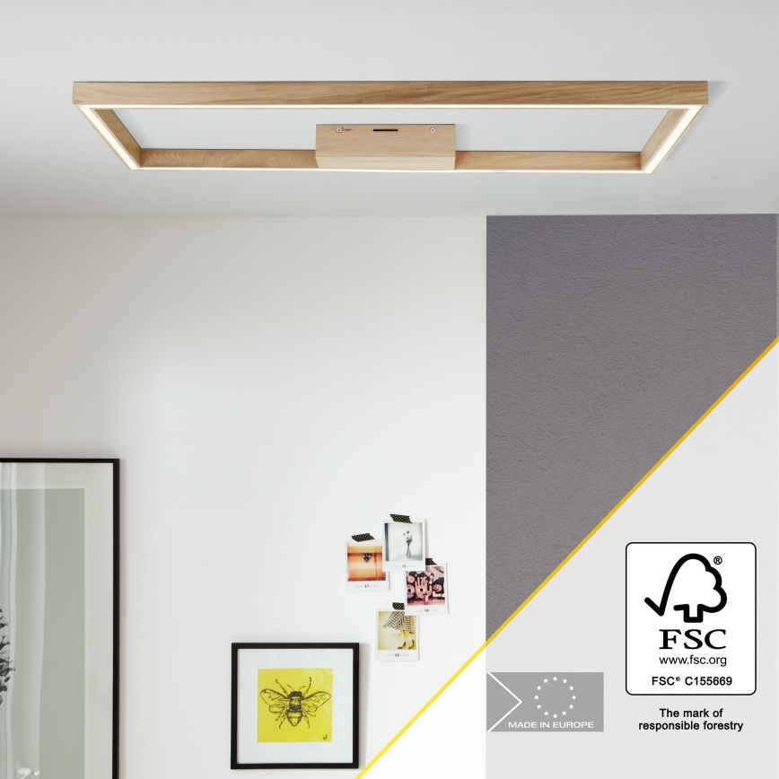 Brilliant - LED Plafonjera DELGROSSO LED/24W/230V 3000K hrast
