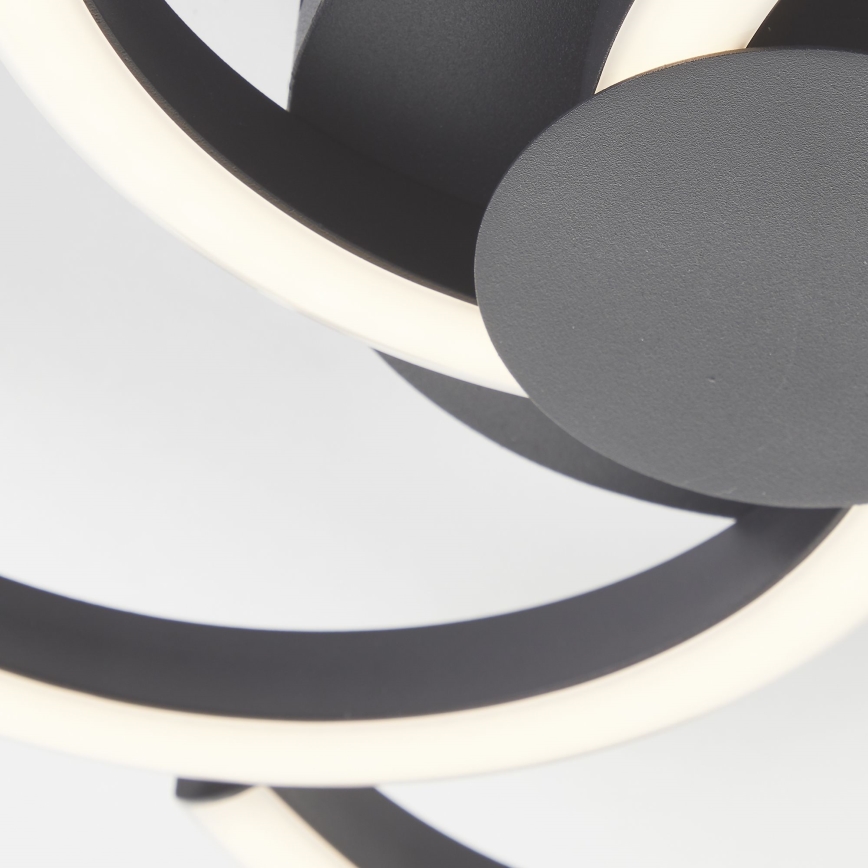 Brilliant - LED Plafonjera FICO LED/22W/230V pr. 34 cm crno