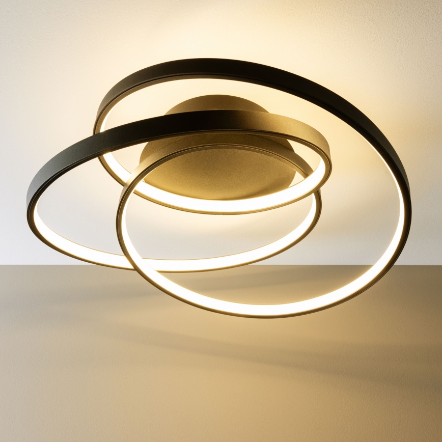 Brilliant - LED Plafonjera LABYRINTH LED/40W/230V pr. 39,5 cm crno