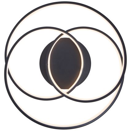 Brilliant - LED Plafonjera LABYRINTH LED/40W/230V pr. 39,5 cm crno