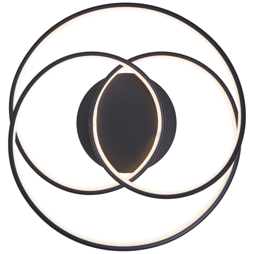 Brilliant - LED Plafonjera LABYRINTH LED/40W/230V pr. 39,5 cm crno