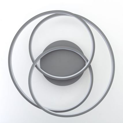 Brilliant - LED Plafonjera LABYRINTH LED/40W/230V pr. 39,5 cm sivo