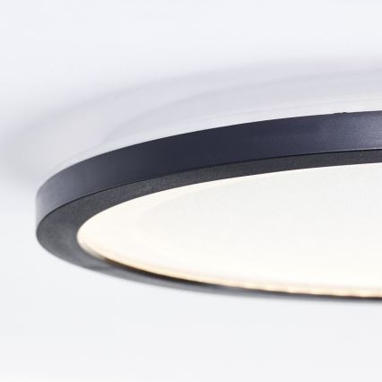 Brilliant - LED Plafonjera MOSAKO LED/16W/230V 3000K pr. 25 cm crno