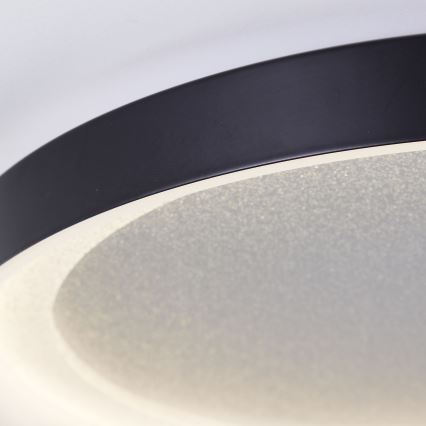 Brilliant - LED Plafonjera QUITO LED/24W/230V 3000K pr. 33 cm crno