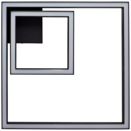 Brilliant - LED Plafonjera QUON LED/24W/230V 3000K 40x40 cm crno