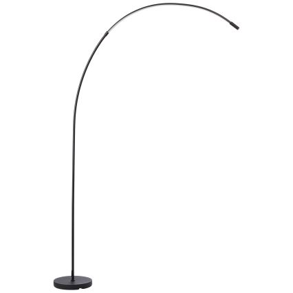 Brilliant - LED Prigušiva dodirna stojeća lampa BOW LED/14W/230V 3000/4000/6500K crno