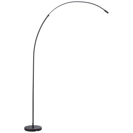 Brilliant - LED Prigušiva dodirna stojeća lampa BOW LED/14W/230V 3000/4000/6500K crno