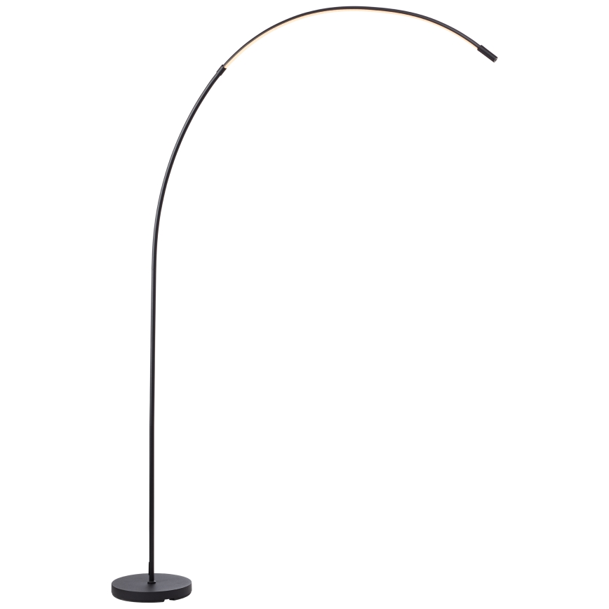 Brilliant - LED Prigušiva dodirna stojeća lampa BOW LED/14W/230V 3000/4000/6500K crno