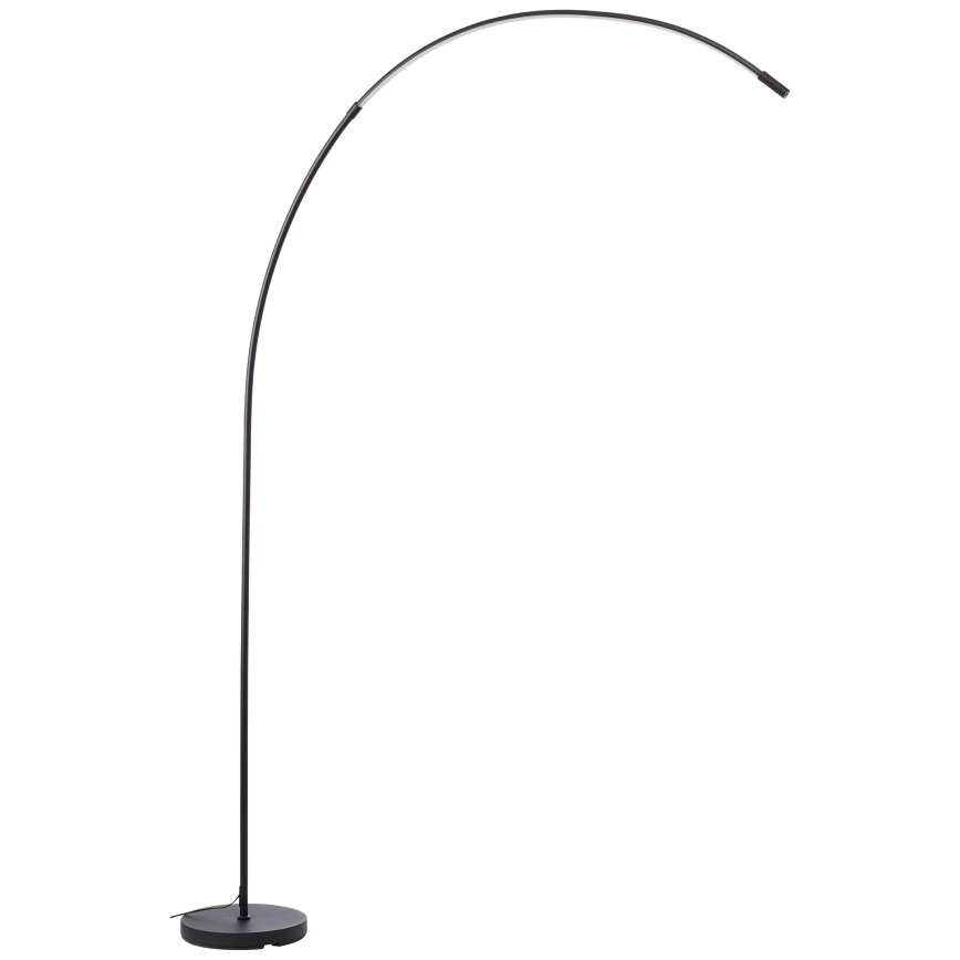 Brilliant - LED Prigušiva dodirna stojeća lampa BOW LED/14W/230V 3000/4000/6500K crno