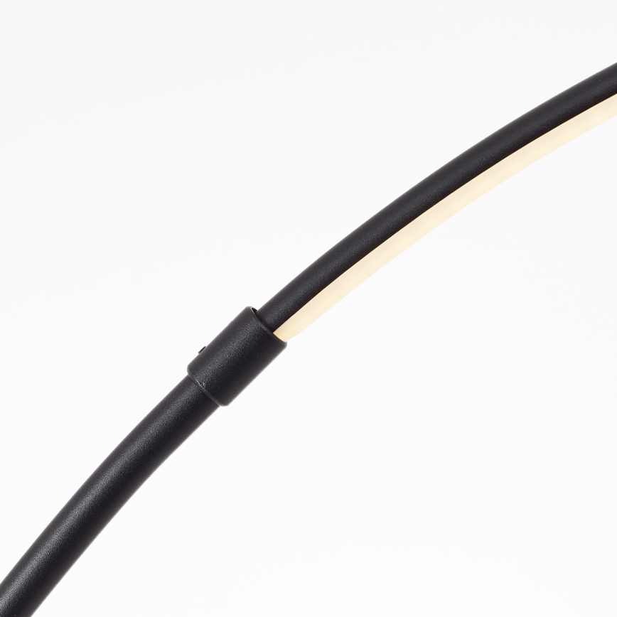 Brilliant - LED Prigušiva dodirna stojeća lampa BOW LED/14W/230V 3000/4000/6500K crno