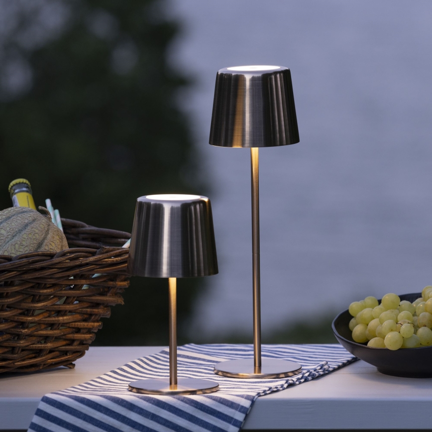 Brilliant - LED Prigušiva dodirna vanjska lampa XAANA LED/4W/5V 3000/4000/6500K IP44 bakreno