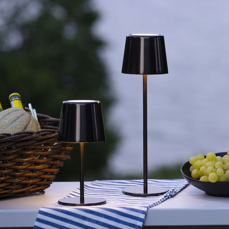 Brilliant - LED Prigušiva dodirna vanjska lampa XAANA LED/4W/5V 3000/4000/6500K IP44 crno