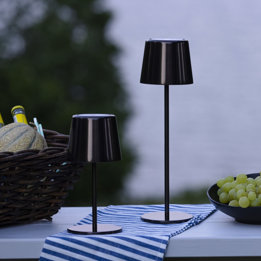 Brilliant - LED Prigušiva dodirna vanjska lampa XAANA LED/4W/5V 3000/4000/6500K IP44 crno