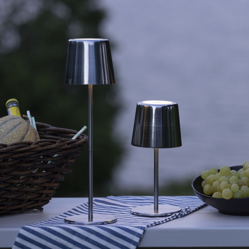Brilliant - LED Prigušiva dodirna vanjska lampa XAANA LED/4W/5V 3000/4000/6500K IP44 sjajni krom