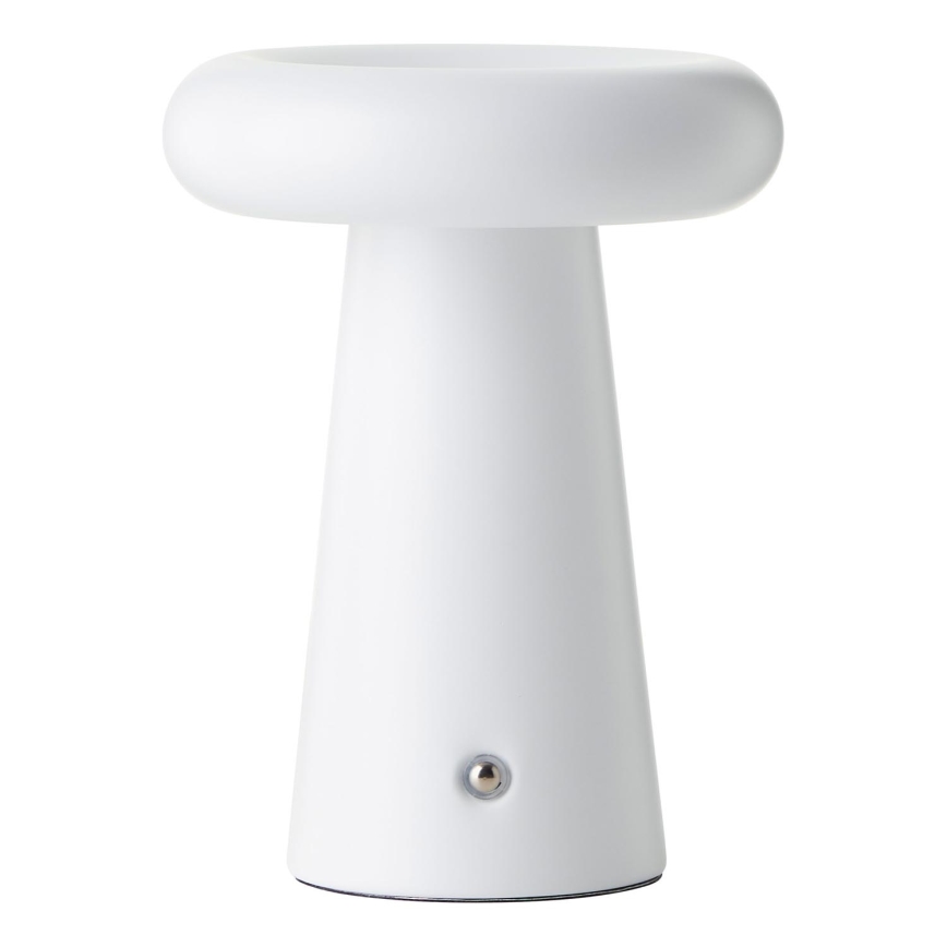 Brilliant - LED Prigušiva dodirna vanjska stona lampa MUFFIN LED/3W/5V USB IP44 bela