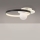 Brilliant - LED Prigušiva plafonjera ATLANTA LED/24W/230V crno/bela