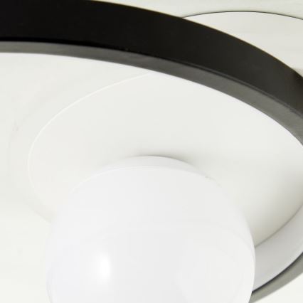 Brilliant - LED Prigušiva plafonjera ATLANTA LED/24W/230V crno/bela