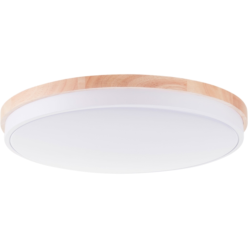 Brilliant - LED Prigušiva plafonjera BAARLO LED/36W/230V 3000-6500K pr. 50 cm bela/fikus elastika + Daljinski upravljač - FSC sertifikovano