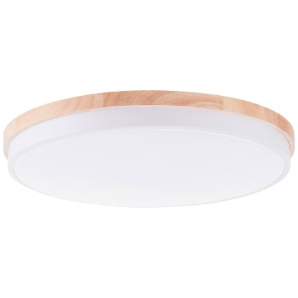 Brilliant - LED Prigušiva plafonjera BAARLO LED/36W/230V 3000-6500K pr. 50 cm bela/fikus elastika + Daljinski upravljač - FSC sertifikovano