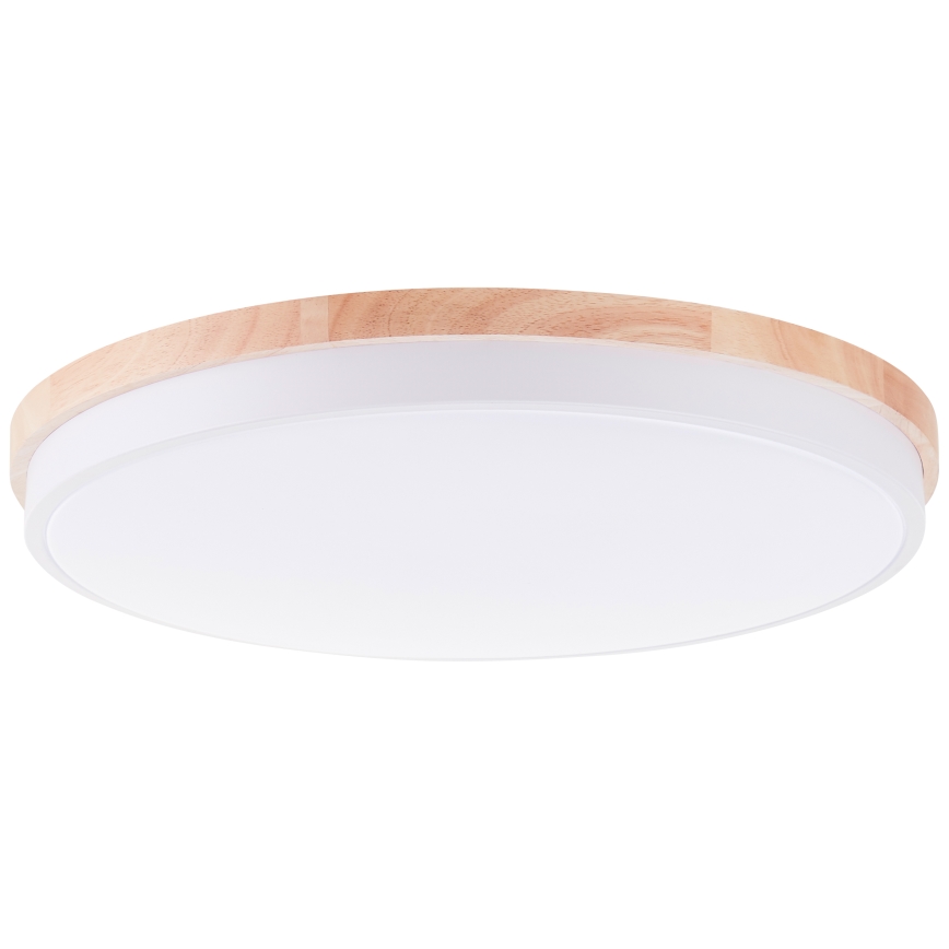 Brilliant - LED Prigušiva plafonjera BAARLO LED/36W/230V 3000-6500K pr. 50 cm bela/fikus elastika + Daljinski upravljač - FSC sertifikovano