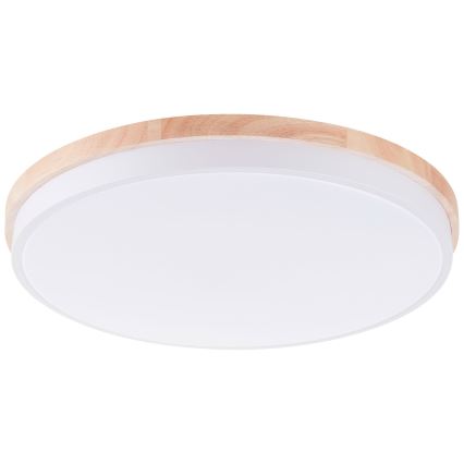 Brilliant - LED Prigušiva plafonjera BAARLO LED/36W/230V 3000-6500K pr. 50 cm bela/fikus elastika + Daljinski upravljač - FSC sertifikovano