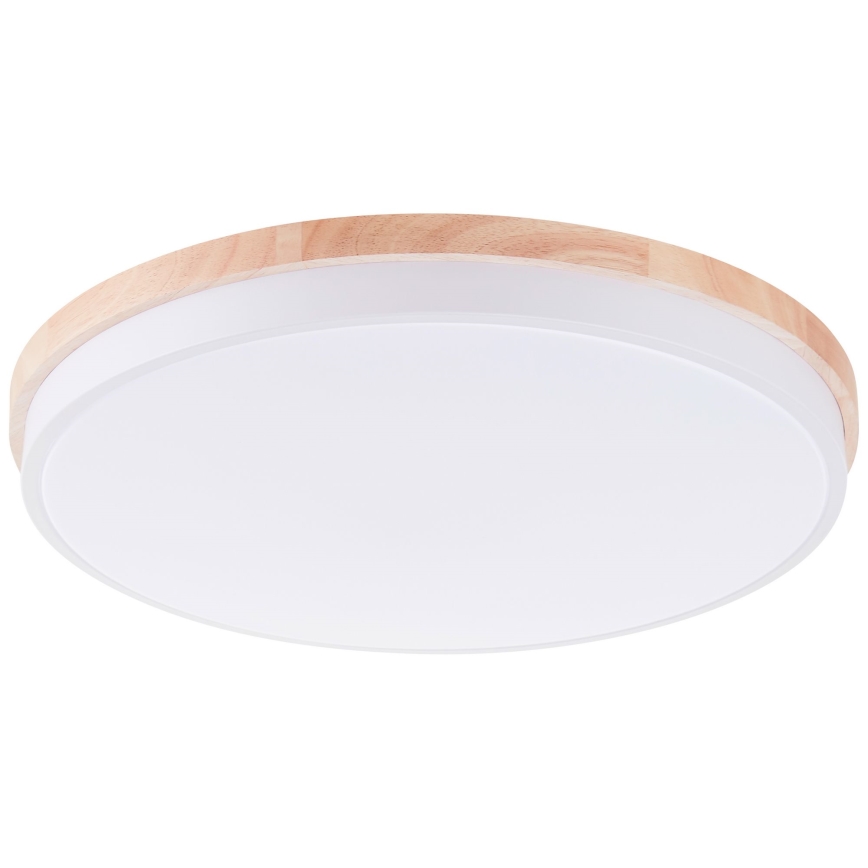 Brilliant - LED Prigušiva plafonjera BAARLO LED/36W/230V 3000-6500K pr. 50 cm bela/fikus elastika + Daljinski upravljač - FSC sertifikovano
