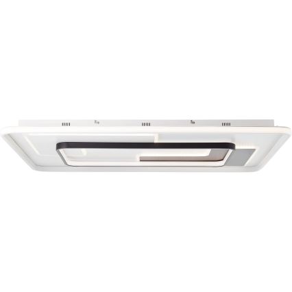 Brilliant - LED Prigušiva plafonjera BARDEN LED/57W/230V 3000-6800K 60x90 cm bela + Daljinski upravljač