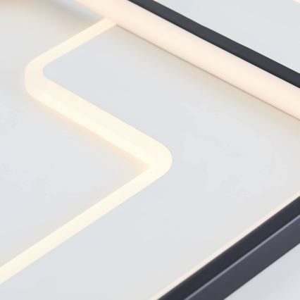 Brilliant - LED Prigušiva plafonjera BARDEN LED/57W/230V 3000-6800K 60x90 cm bela + Daljinski upravljač