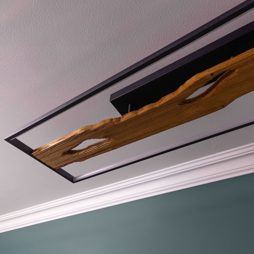 Brilliant - LED Prigušiva plafonjera CHAUMONT LED/48W/230V fikus elastika - FSC sertifikovano