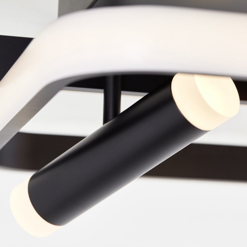 Brilliant - LED Prigušiva plafonjera DALIDA LED/54W/230V 3000-6500K 45,2x66 cm crno + Daljinski upravljač