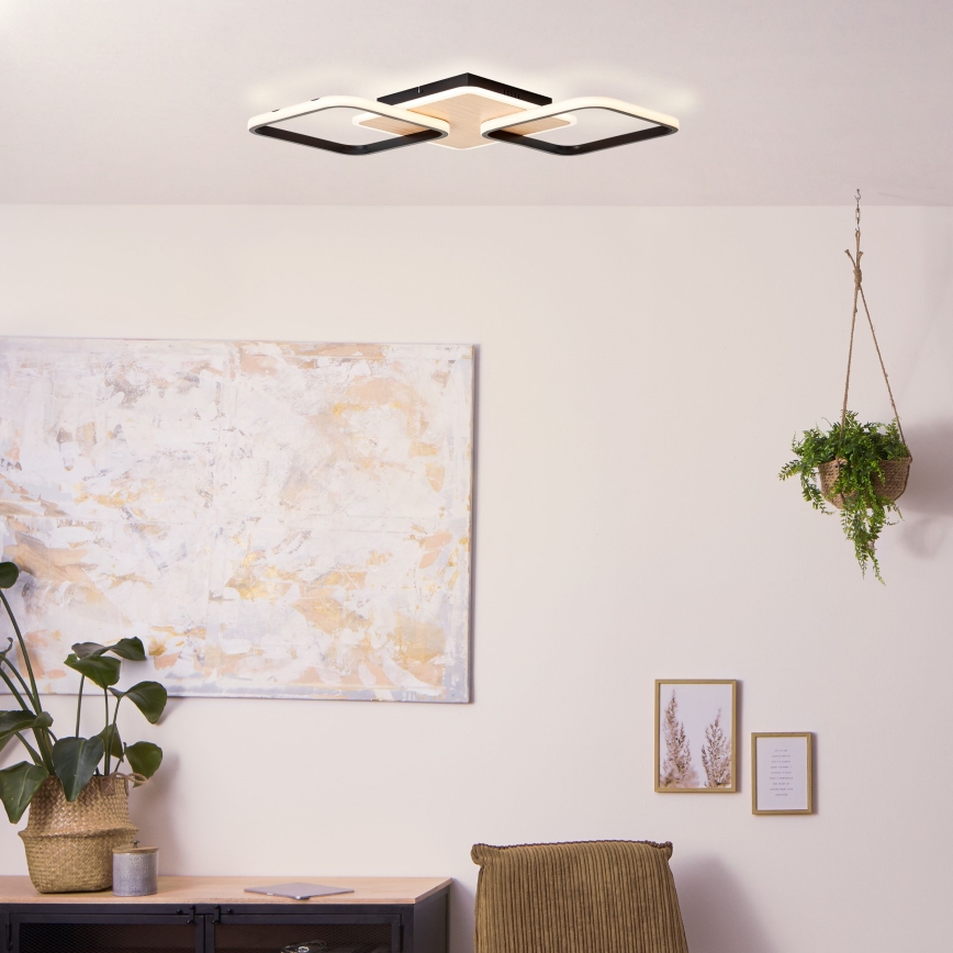 Brilliant - LED Prigušiva plafonjera DENNET LED/40W/230V 3000K 62x62 cm