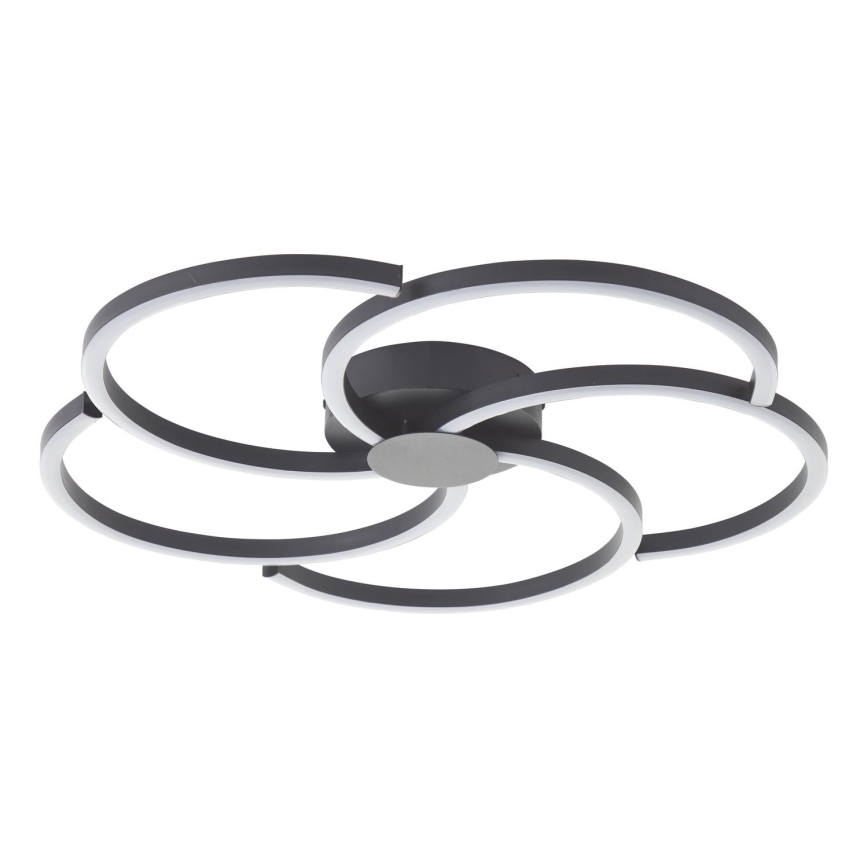 Brilliant - LED Prigušiva plafonjera FICO LED/32W/230V pr. 57 cm crno