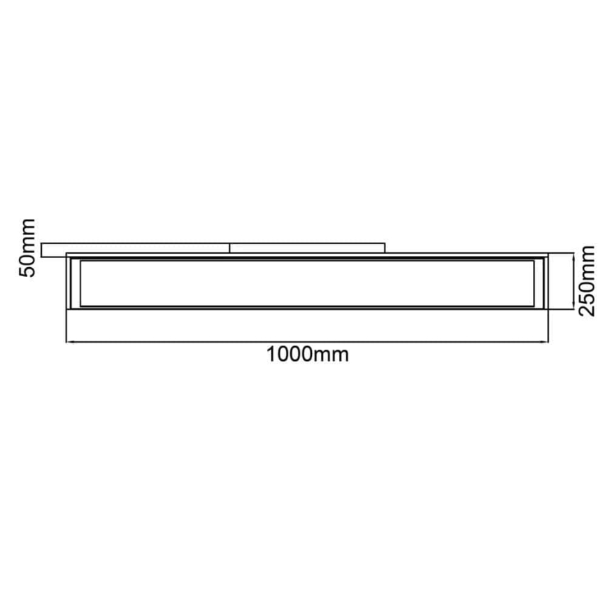 Brilliant - LED Prigušiva plafonjera FLAT LED/32W/230V 2700-6500K + Daljinski upravljač
