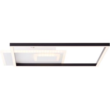 Brilliant - LED Prigušiva plafonjera IORGO LED/40W/230V 3000K 43,5x43,5 cm bela/crno