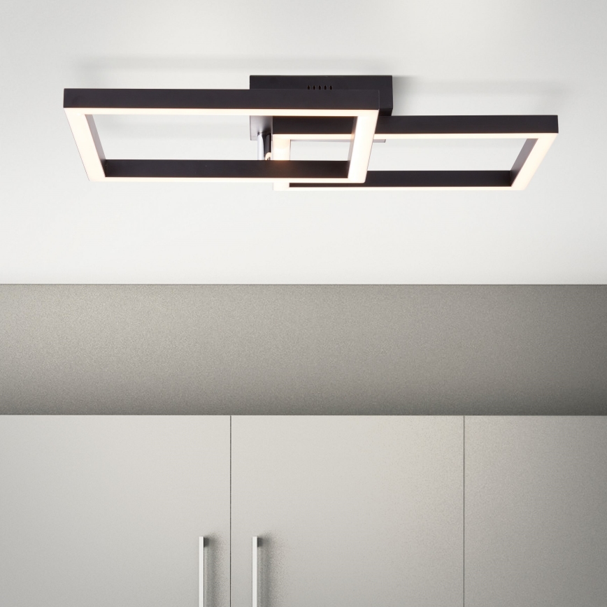 Brilliant - LED Prigušiva plafonjera KJORN LED/32W/230V 3000K crno