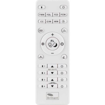 Brilliant - LED Prigušiva plafonjera LAURICE LED/24W/230V 2700-6500K + Daljinski upravljač