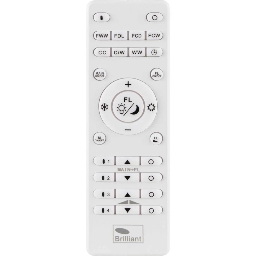 Brilliant - LED Prigušiva plafonjera LAURICE LED/24W/230V 2700-6500K + Daljinski upravljač