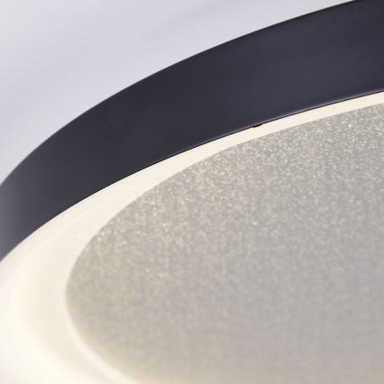 Brilliant - LED Prigušiva plafonjera QUITO LED/30W/230V 3000K pr. 42 cm crno