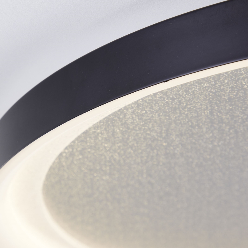 Brilliant - LED Prigušiva plafonjera QUITO LED/30W/230V 3000K pr. 42 cm crno