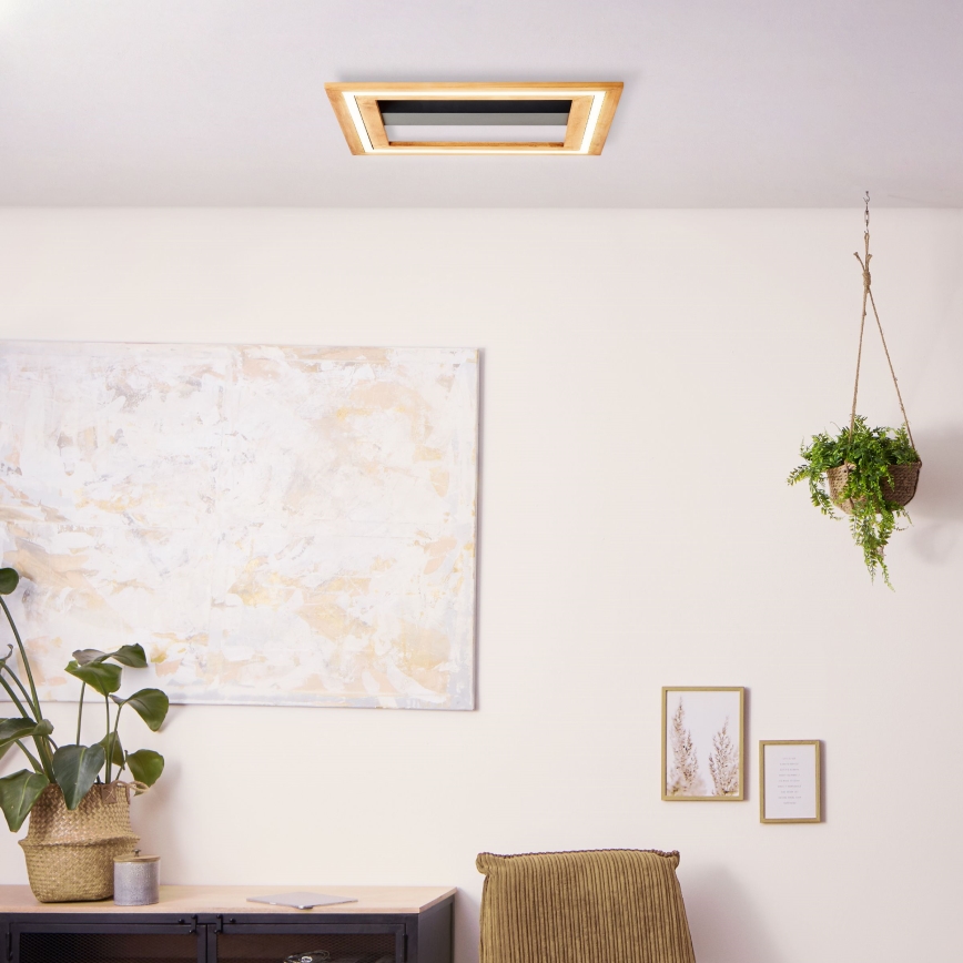 Brilliant - LED Prigušiva plafonjera RHEA LED/24W/230V 3000K 45x45 cm - FSC sertifikovano