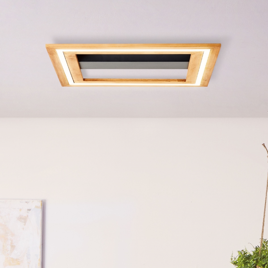 Brilliant - LED Prigušiva plafonjera RHEA LED/24W/230V 3000K 45x45 cm - FSC sertifikovano