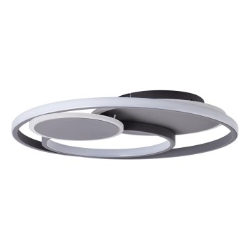 Brilliant - LED Prigušiva plafonjera RUNDA LED/50W/230V 3000-6500K crno + Daljinski upravljač