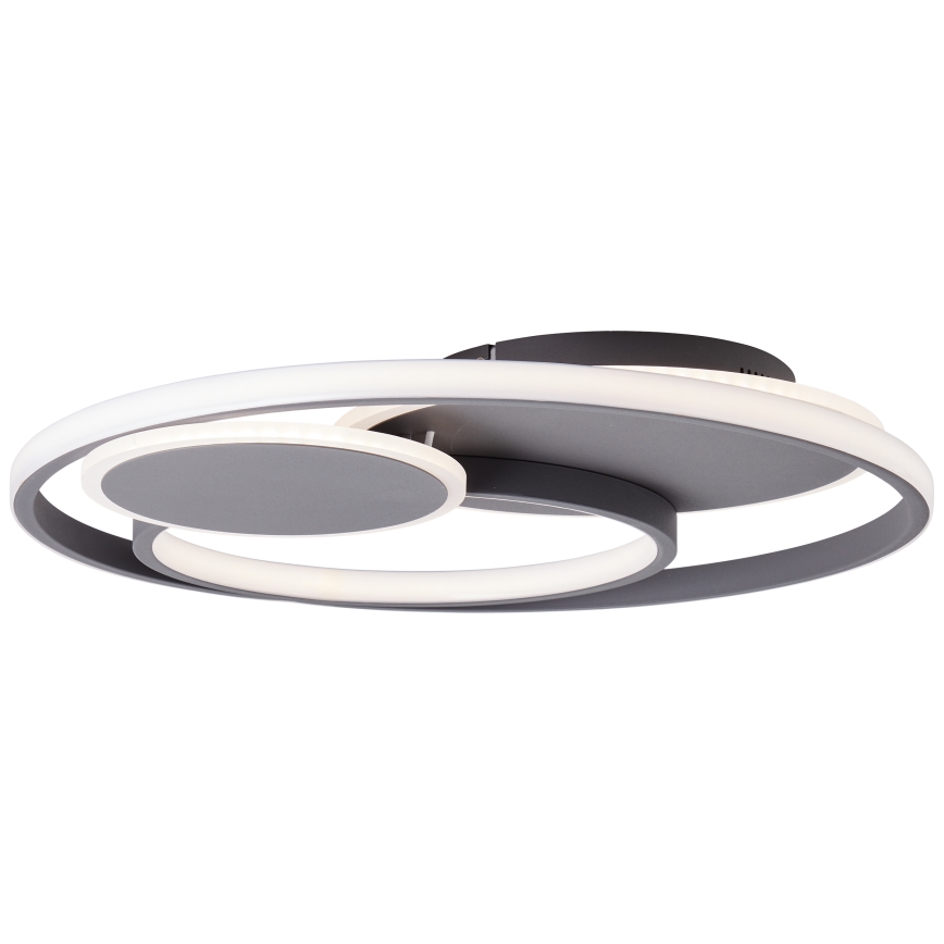 Brilliant - LED Prigušiva plafonjera RUNDA LED/50W/230V 3000-6500K crno + Daljinski upravljač
