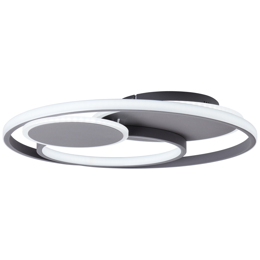 Brilliant - LED Prigušiva plafonjera RUNDA LED/50W/230V 3000-6500K crno + Daljinski upravljač