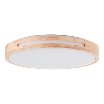 Brilliant - LED Prigušiva plafonjera WOODBURY LED/24W/230V pr. 39 cm fikus elastika - FSC sertifikovano