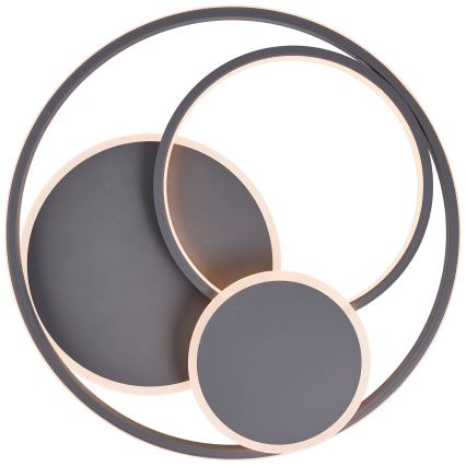 Brilliant - LED prigušiva stropna svetiljka RUNDA LED/50W/230V 3000-6500K crna + daljinski upravljač