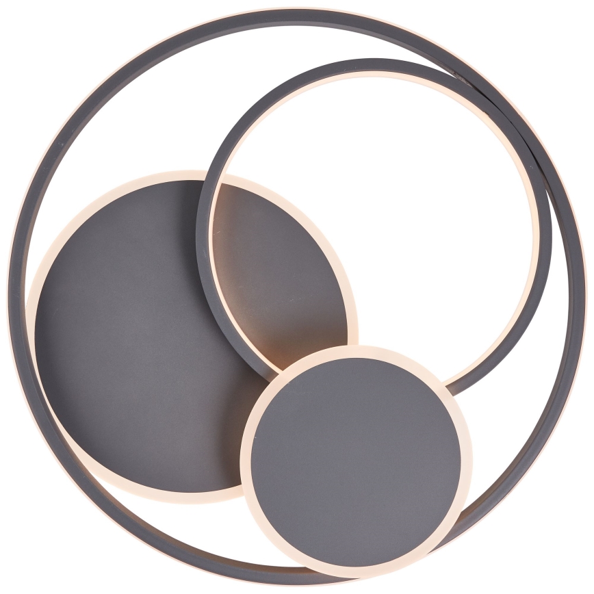 Brilliant - LED prigušiva stropna svetiljka RUNDA LED/50W/230V 3000-6500K crna + daljinski upravljač