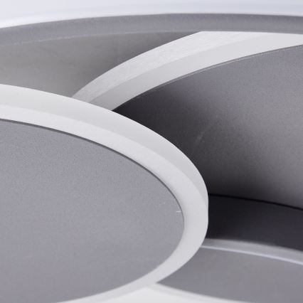 Brilliant - LED prigušiva stropna svetiljka RUNDA LED/50W/230V 3000-6500K crna + daljinski upravljač